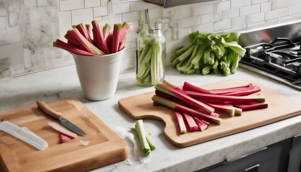 Comment congeler de la rhubarbe correctement et facilement